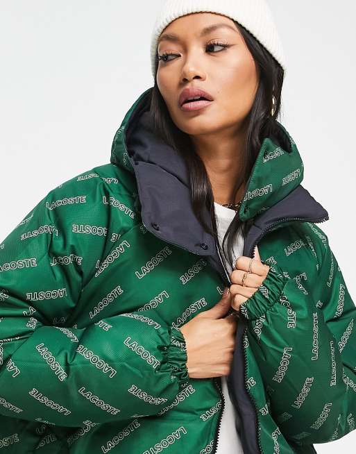 Lacoste AOP Reversible Puffer Jacket