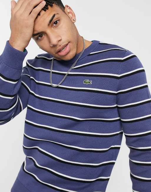 Lacoste cheap striped sweatshirt