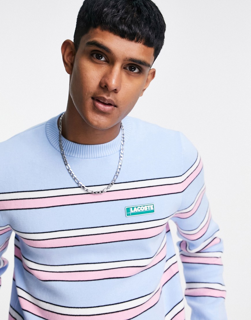 Lacoste Live striped sweater-Blues