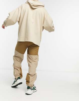 two tone track pants