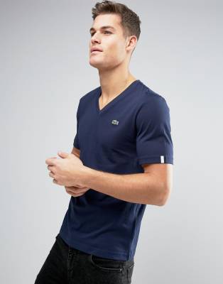 v neck t shirt lacoste