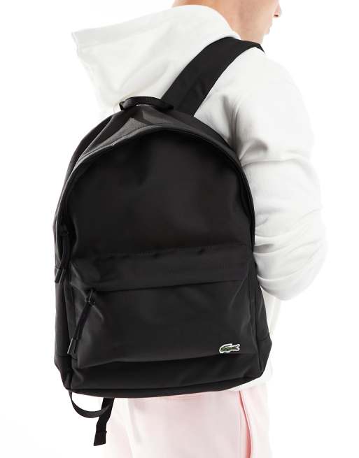 Lacoste deals black backpack