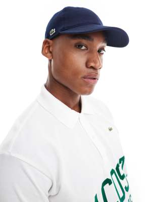 Lacoste logo baseball cap in navy