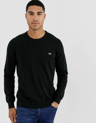 black lacoste jumper