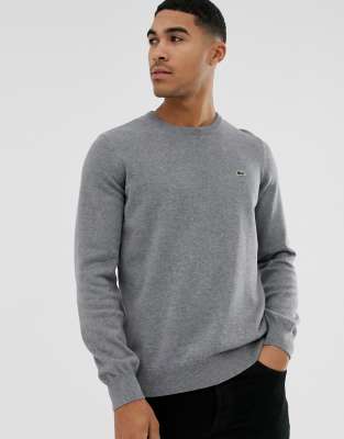 lacoste gray sweater