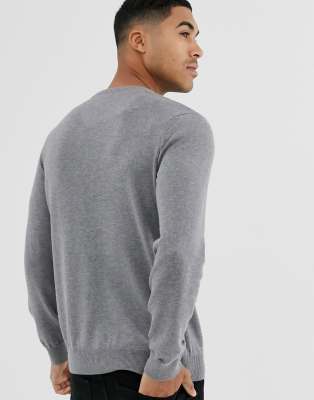 lacoste sweater grey