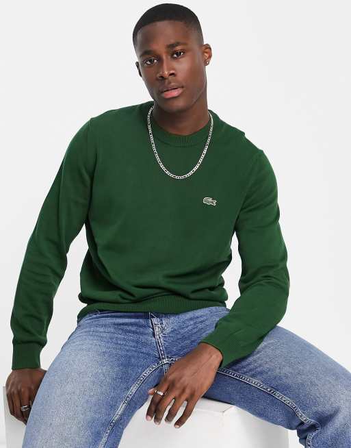 Lacoste on sale jumper green