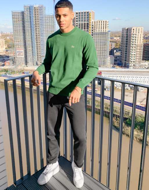 Green hot sale lacoste jumper