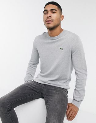 lacoste gray sweater