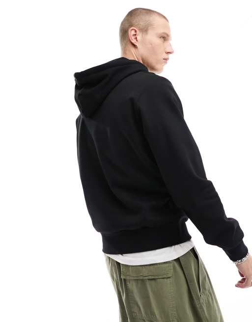 Lacoste logo hoodie in black ASOS