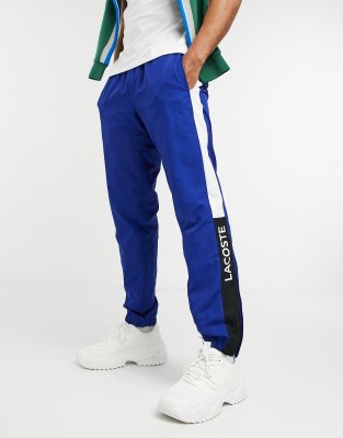 lacoste joggers blue