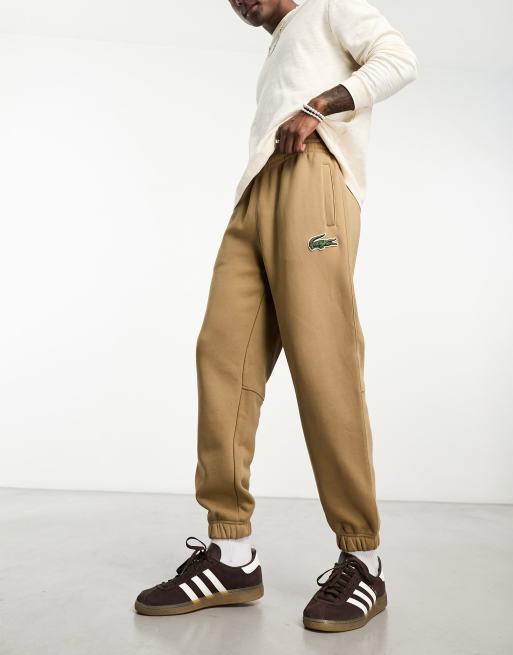 Lacoste ASOS logo | in joggers dark beige