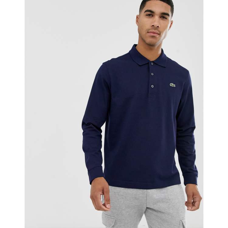 Polo da best sale lacoste azul