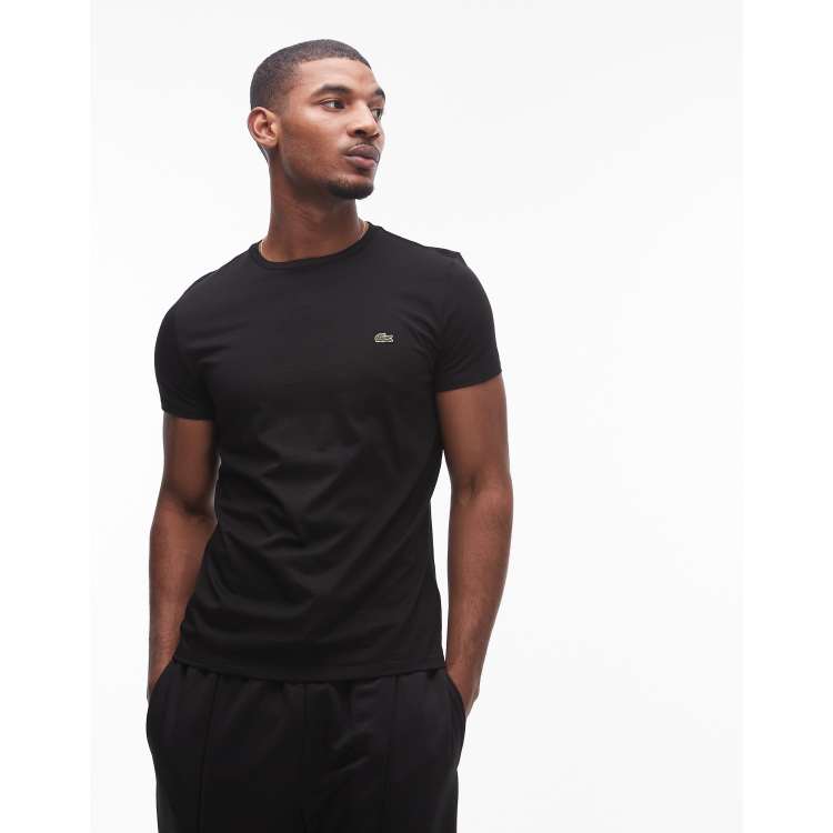 Lacoste on sale logo black