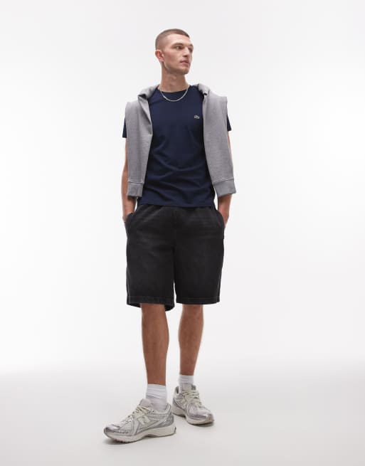 Lacoste slim shop cuffed fleece pants