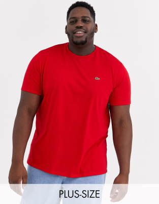 lacoste t shirt rouge