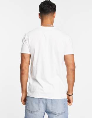 Lacoste Basic Crew Neck Sport Tee In White