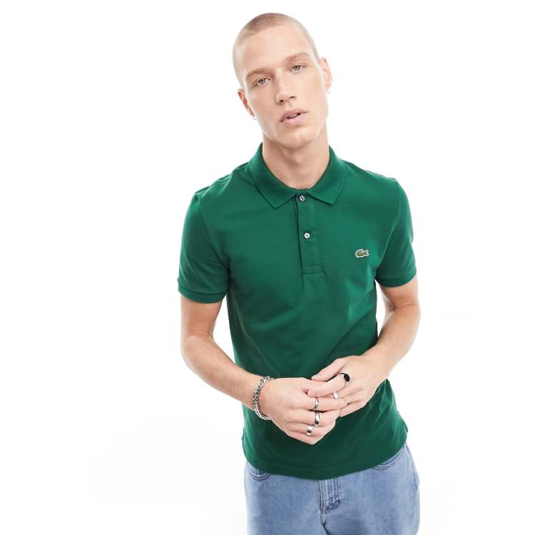 Dark green lacoste polo shirt best sale