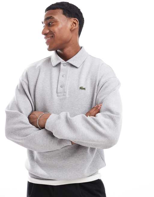 Lacoste polo sweatshirt best sale