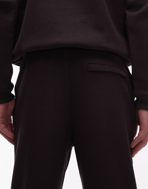 Lacoste logo sweatpants in brown, 4 of 5