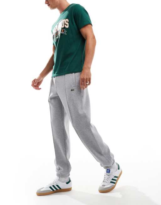 Lacoste logo sweatpants in gray