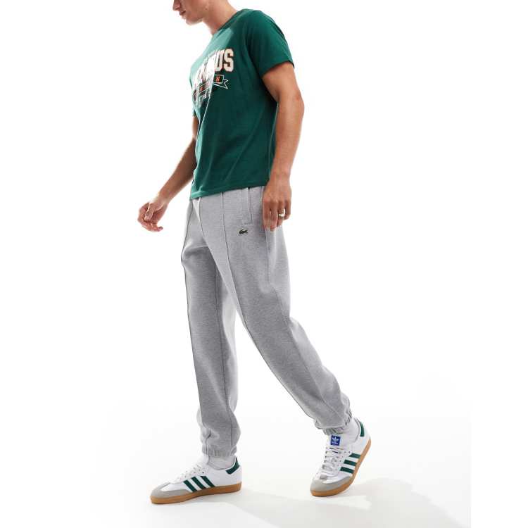 Lacoste logo sweatpants in grey ASOS