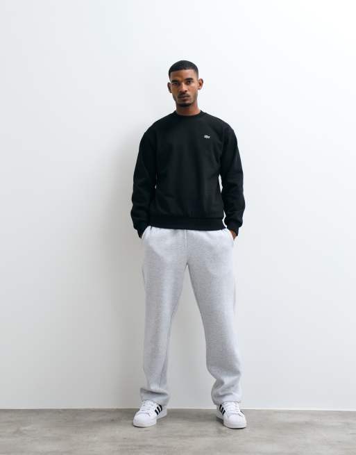 Lacoste logo sweatshirt in black, 2 of 5