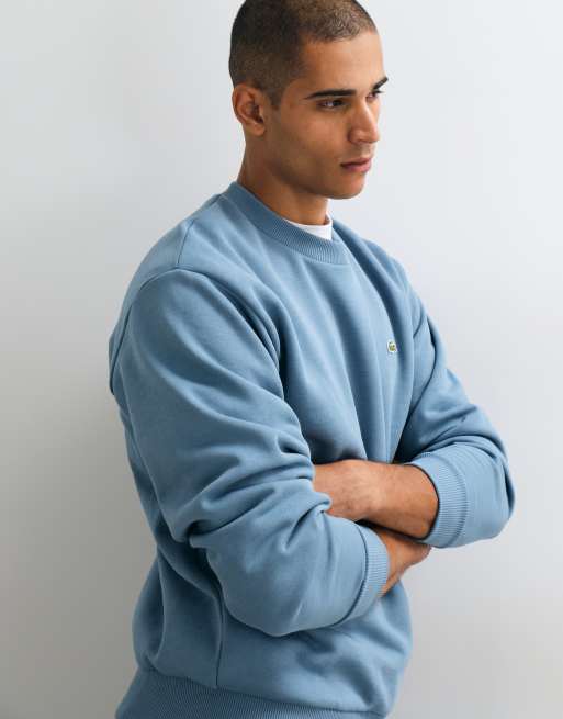 Lacoste logo sweatshirt in blue, 3 of 5