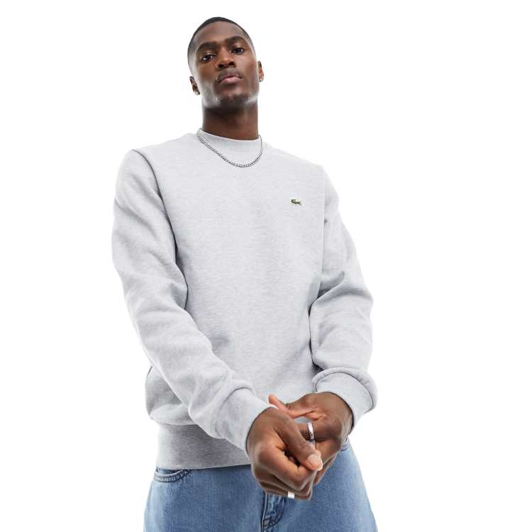 スウェット・トレーナー LACOSTE AH0730 Sweatshirts Sweaters Ivory Men's Zip-Up High-Neck Sweatshirt - Sweaters & Sweatshirts