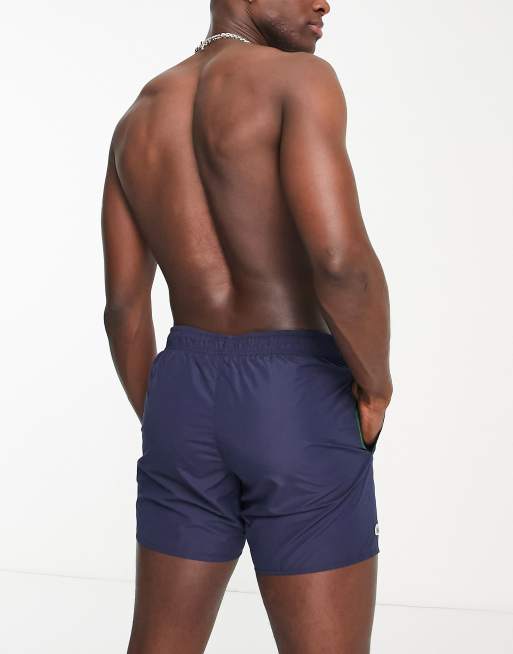 Lacoste logo swim shorts in navy, 2 of 4