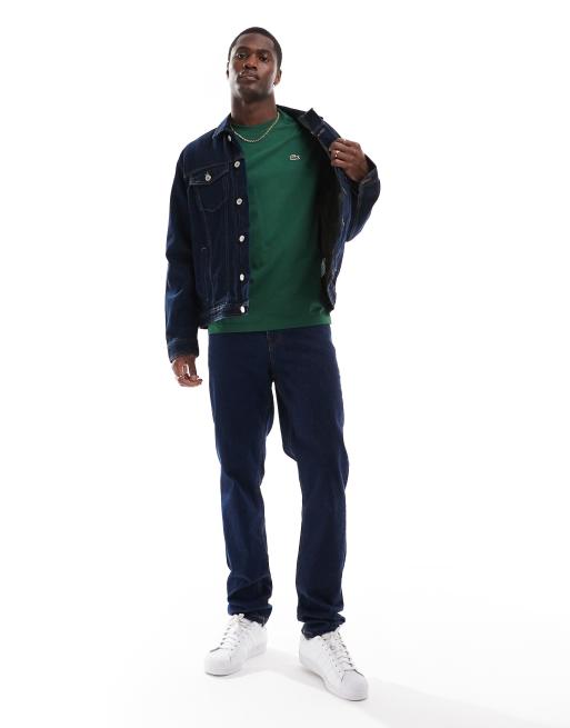 Lacoste logo t-shirt in green, 3 of 4