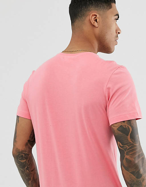 Lacoste logo t-shirt in pink | ASOS