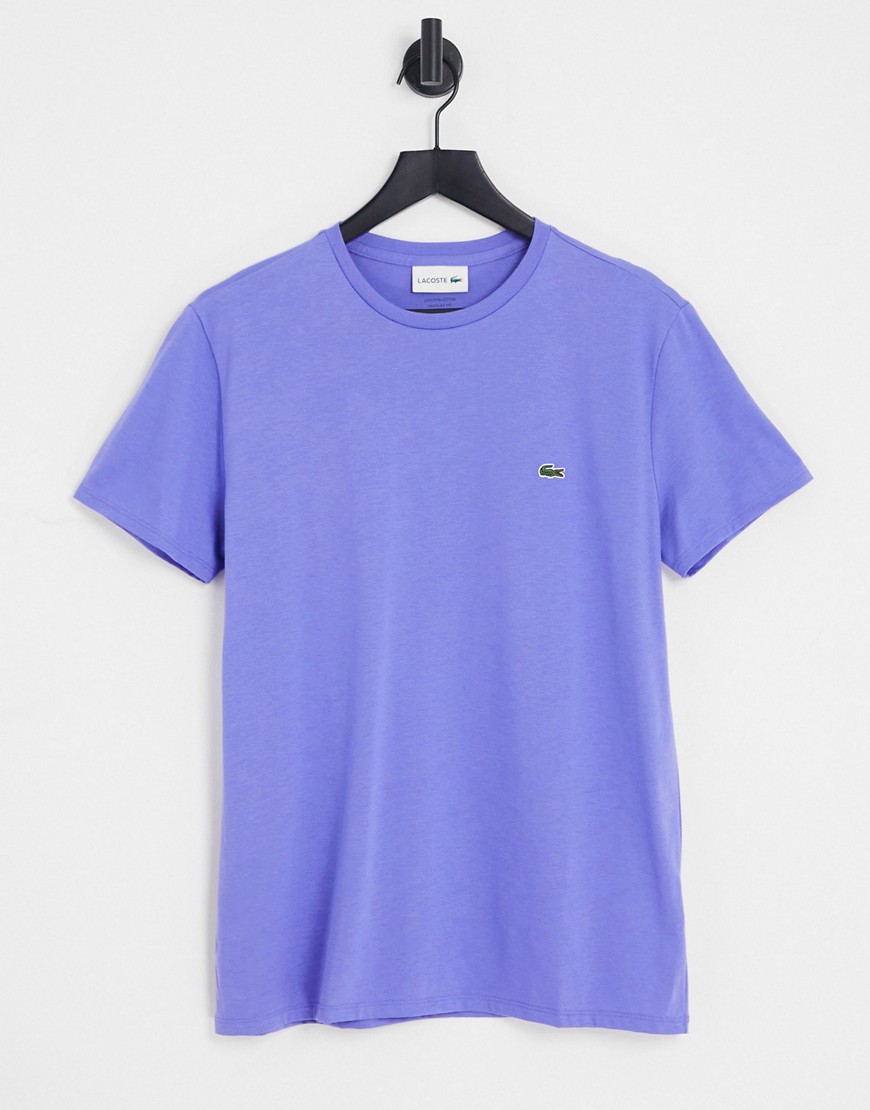 Lacoste logo T-shirt in purple