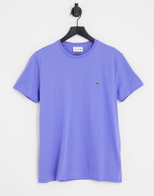 Lacoste purple shop t shirt