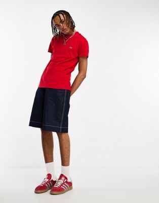 Lacoste logo t-shirt in red