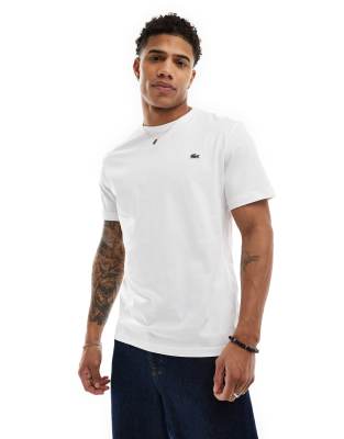 Lacoste logo t-shirt in white - ASOS Price Checker