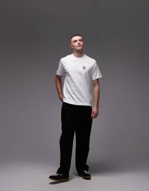 Lacoste logo t-shirt in white
