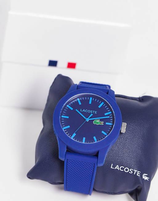 Lacoste discount blue watch