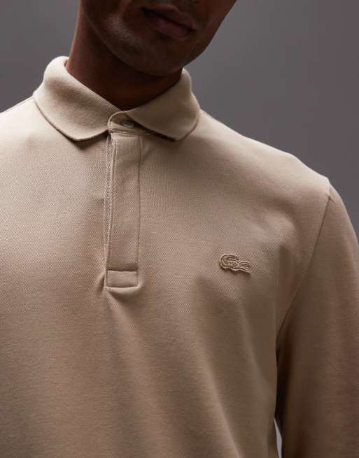 Polo beige lacoste best sale