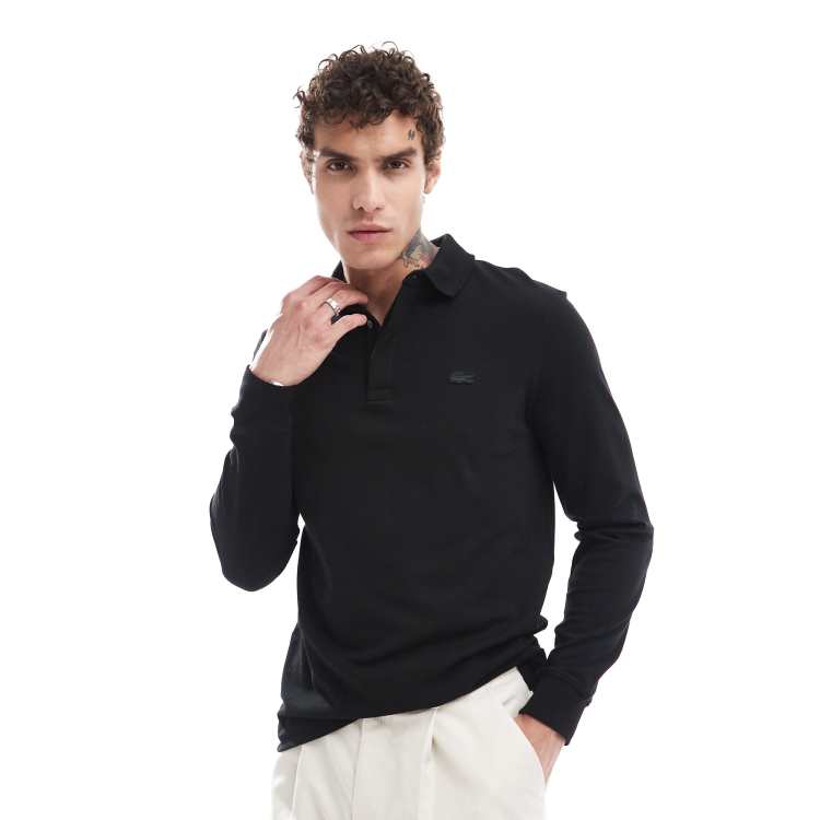 Slim Fit Polo Manga Larga Lacoste Hombre Lacoste Long Sleeve Polo