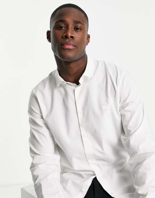 Lacoste white button clearance down shirt