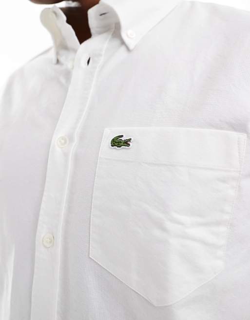 Lacoste white long sleeve best sale