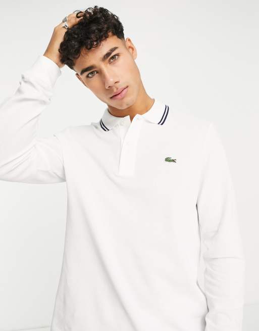 Lacoste Polo Shirt in White - ASOS Outlet