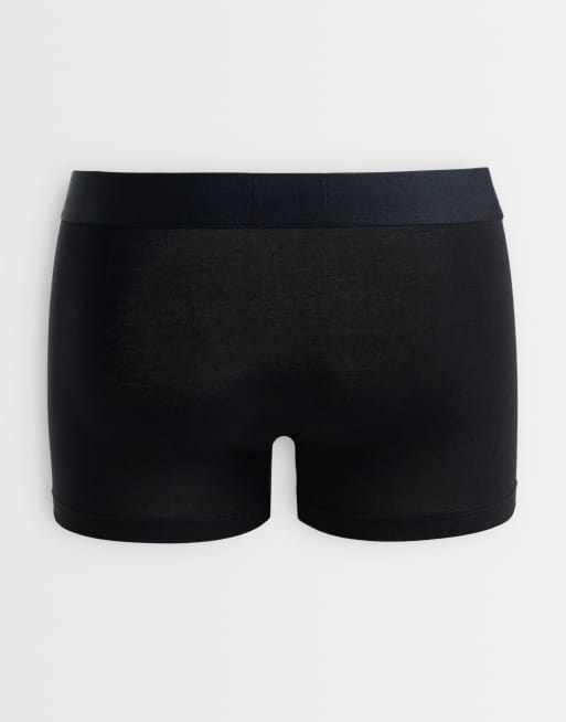 Lacoste - Lot de 3 boxers en coton stretch avec taille à logo crocodile - Noir/blanc/vert, 3 de 3