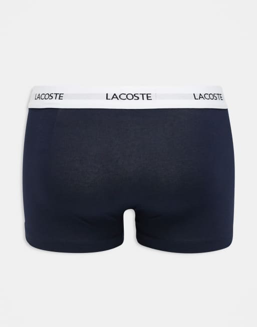Lacoste - Lot de 3 boxers - Bleu marine/vert/noir, 2 de 3
