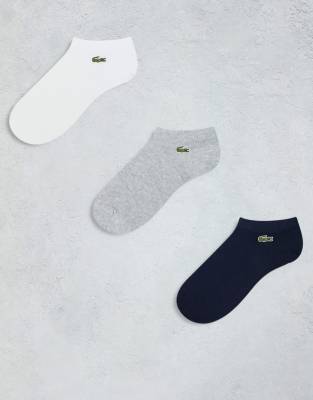Lacoste - Lot de 3 paires de chaussettes - Multicolore