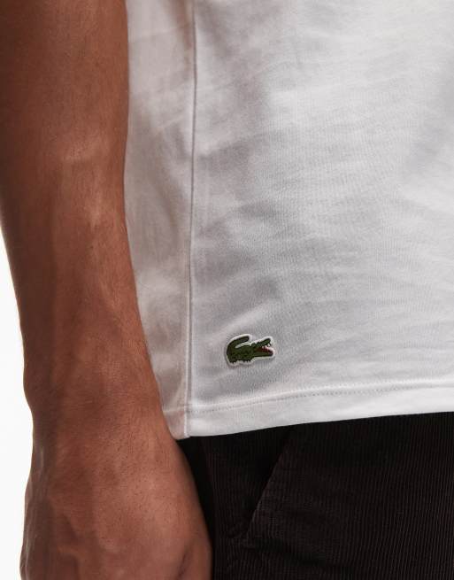 Lacoste Lot de t-shirts Noir/gris/blanc ASOS