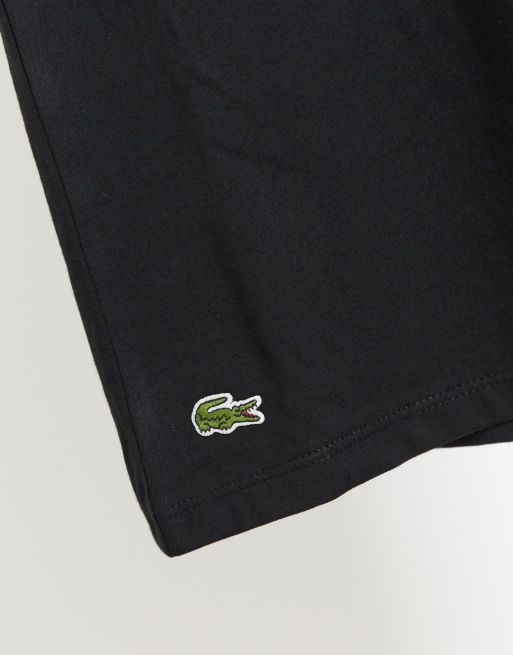 Lacoste - lounge 3-pak t-shirts i sort, 4 af 4