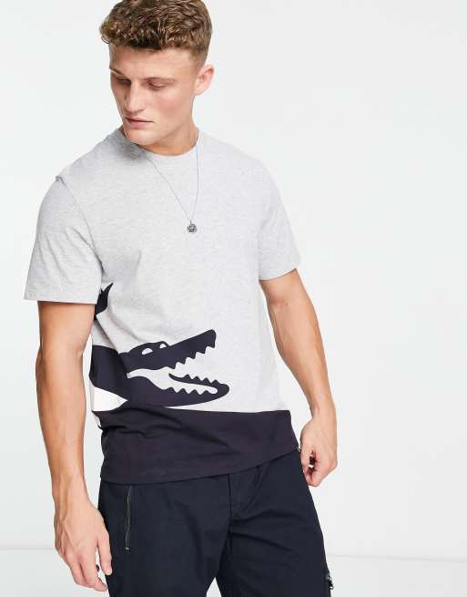 Lacoste lounge t-shirt in grey | ASOS