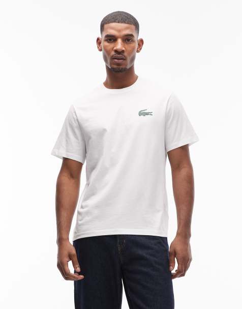 Lacoste – Lounge-T-Shirt in Weiß - view 1
